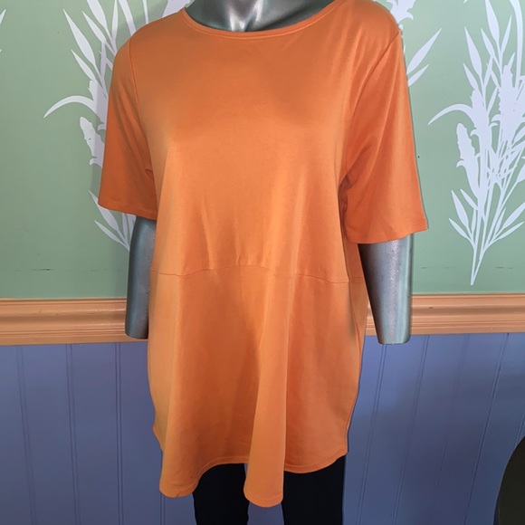 J. Jill Tops J Jill Pima Cotton Shirttail Tee Xl Poshmark